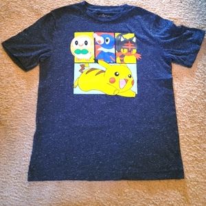 EUC- Boy's Pokémon Blue Tshirt